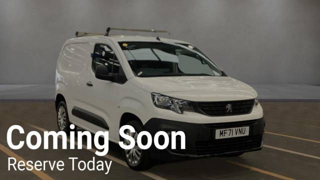 Peugeot Partner 1000 1.5 BlueHDi 100 Professional Premium Van Panel Van Diesel White